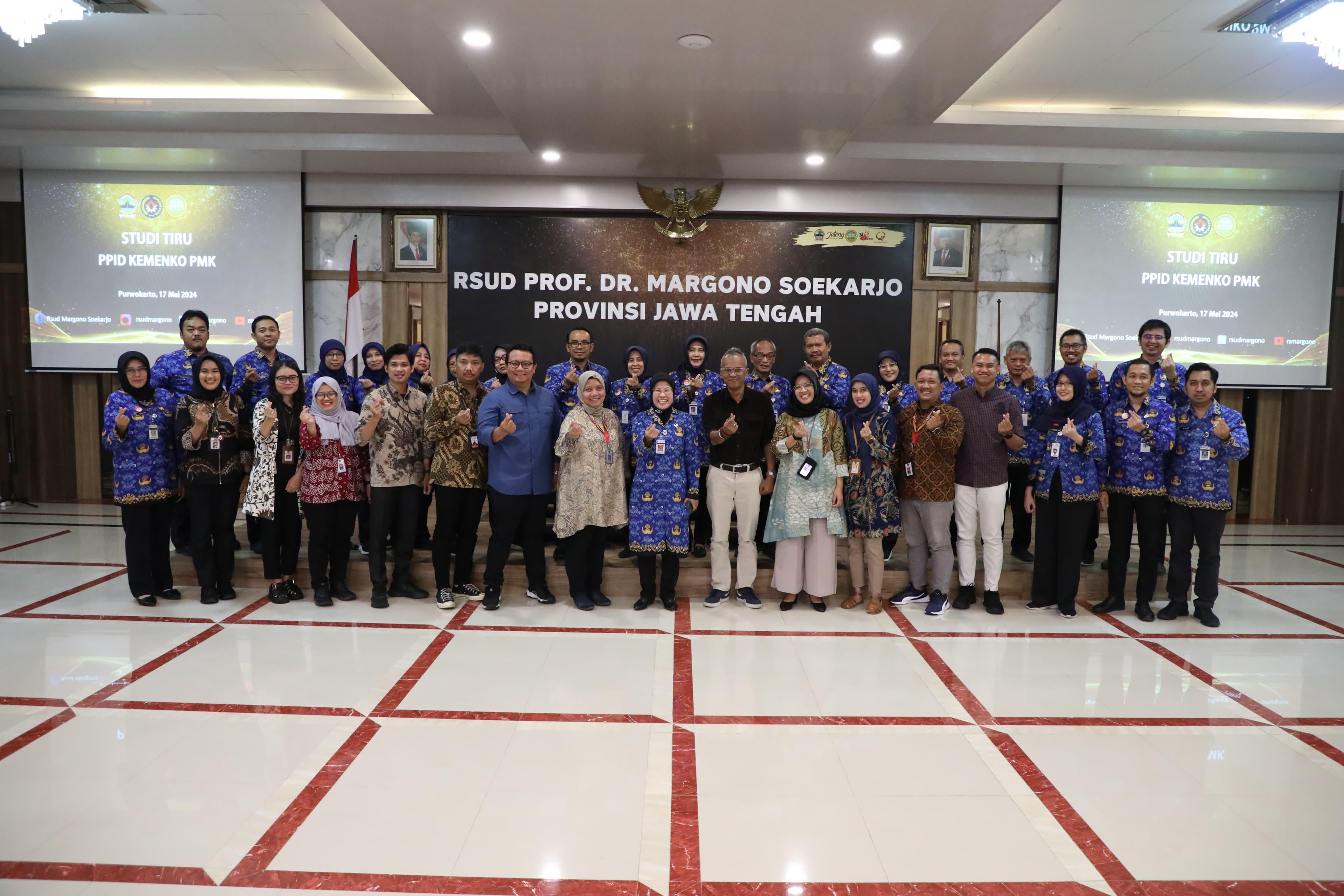 Tim PPID Kemenko PMK Kunjungi RSUD Prof. Dr. Margono Soekarjo Purwokerto